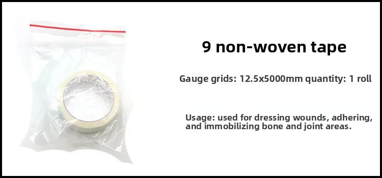 13-Piece First Aid Kit: Portable Emergency Kit for Outdoor Wilderness Survival, Home & Travel
