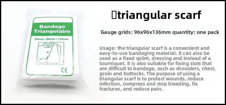 13-Piece First Aid Kit: Portable Emergency Kit for Outdoor Wilderness Survival, Home & Travel