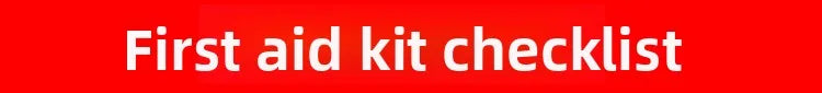 13-Piece First Aid Kit: Portable Emergency Kit for Outdoor Wilderness Survival, Home & Travel